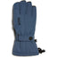 Single Indigo blue XTM Sapporo II women's glove, back of hand with wrist strap