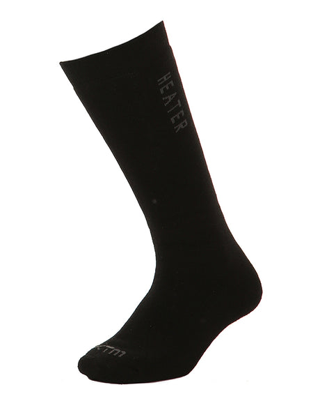 XTM Performance Unisex Hiking Socks Black / A2-8 Heater Thick Australian Merino Wool Blend Winter Socks SU002-BLK-0208