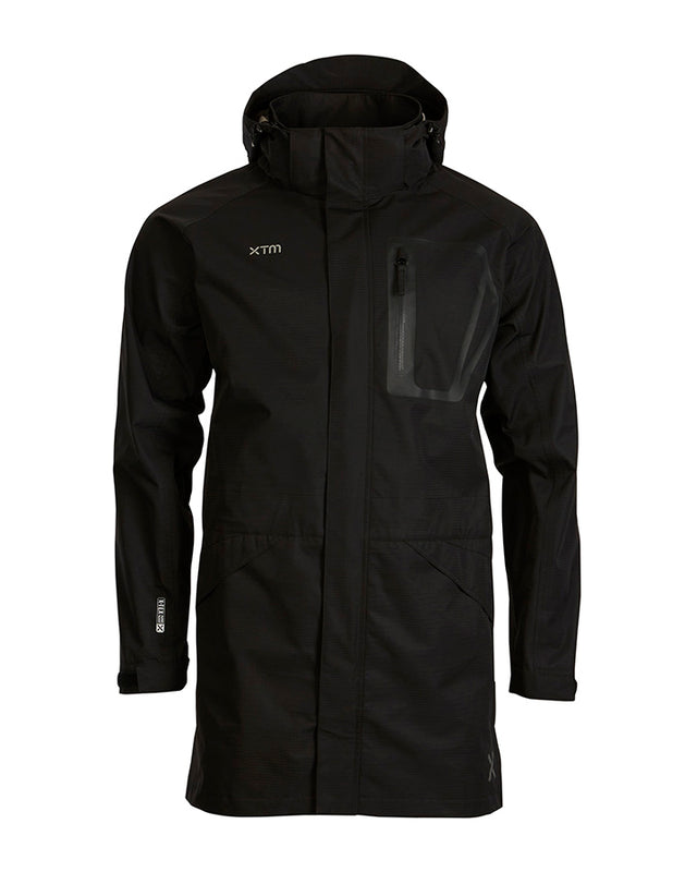 XTM Performance Unisex Jacket Black / S Innisfail Tri-Layer 3/4 Length Rain Jacket RU016-BLK-S