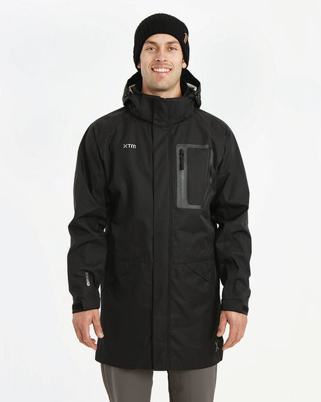 XTM Performance Unisex Jacket Innisfail Tri-Layer 3/4 Length Rain Jacket