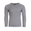 Charcoal marle XTM Heatflex thermal top laid flat, front view