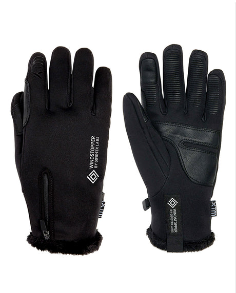 XTM Performance Women's Hiking Gloves Black / XS Estelle GORE-TEX® Infinium Windstopper Ladies Glove EL009-BLK-XS