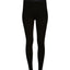 XTM Alpine 230 merino women's thermal pants in Black, flat front view with logo waistband