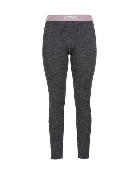XTM Performance Women's Leggings Mid Grey Marle / 8 Alpine230 Merino Womens Pants ML002-MGM-08