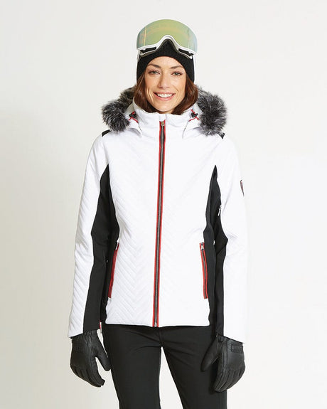 XTM Performance Women's Snow Jacket White / 8 Womens Chamonix II Waterproof Snow Jacket TL079-WHT-08