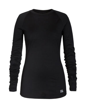 XTM Performance Women's Top Black / 8 Active200 Merino Womens Top ML017-BLK-08