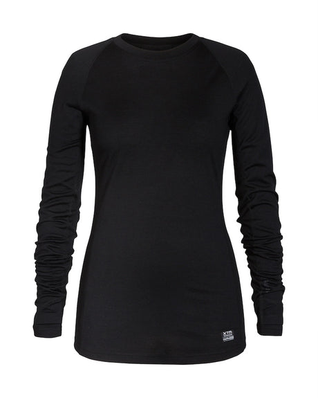 XTM Performance Women's Top Black / 8 Active200 Merino Womens Top ML017-BLK-08