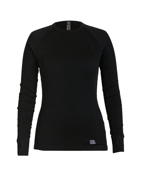 XTM Performance Women's Top Black / 8 Alpine230 Merino Womens Long-sleeve Top ML001-BLK-08