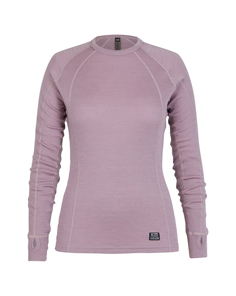 XTM Performance Women's Top Fog / 8 Alpine230 Merino Womens Long-sleeve Top ML001-FOG-08
