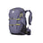 Nemo Persist women's pack in Blue Granite with lime cord lashing on the front
