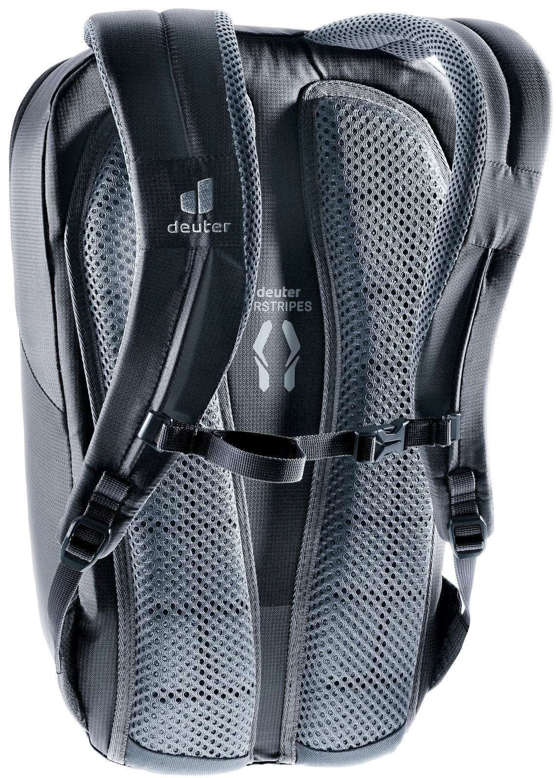 Deuter Yort 15 rear three-quarter view of the harness and sternum strap