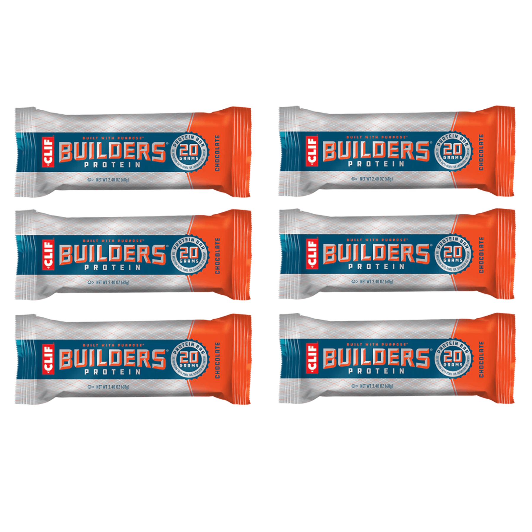 clif Energy Bar 6 / Chocolate Builders Protein Bar CLIF316