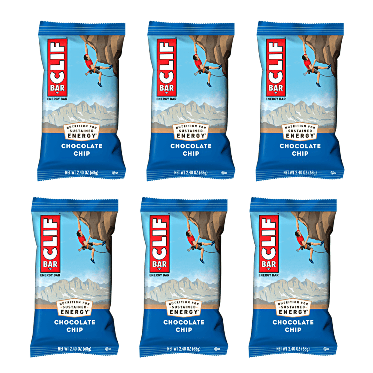 clif Energy Bar 6 / Chocolate Chip Energy Bar Organic CLIF036