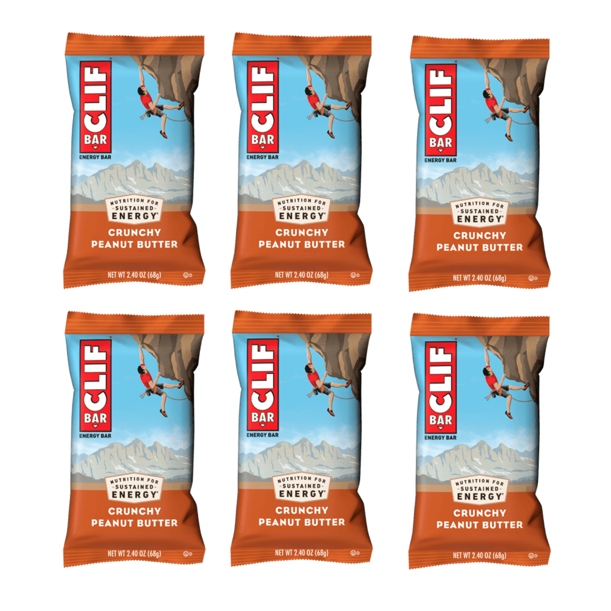 clif Energy Bar 6 / Crunchy Peanut Butter Energy Bar Organic CLIF046