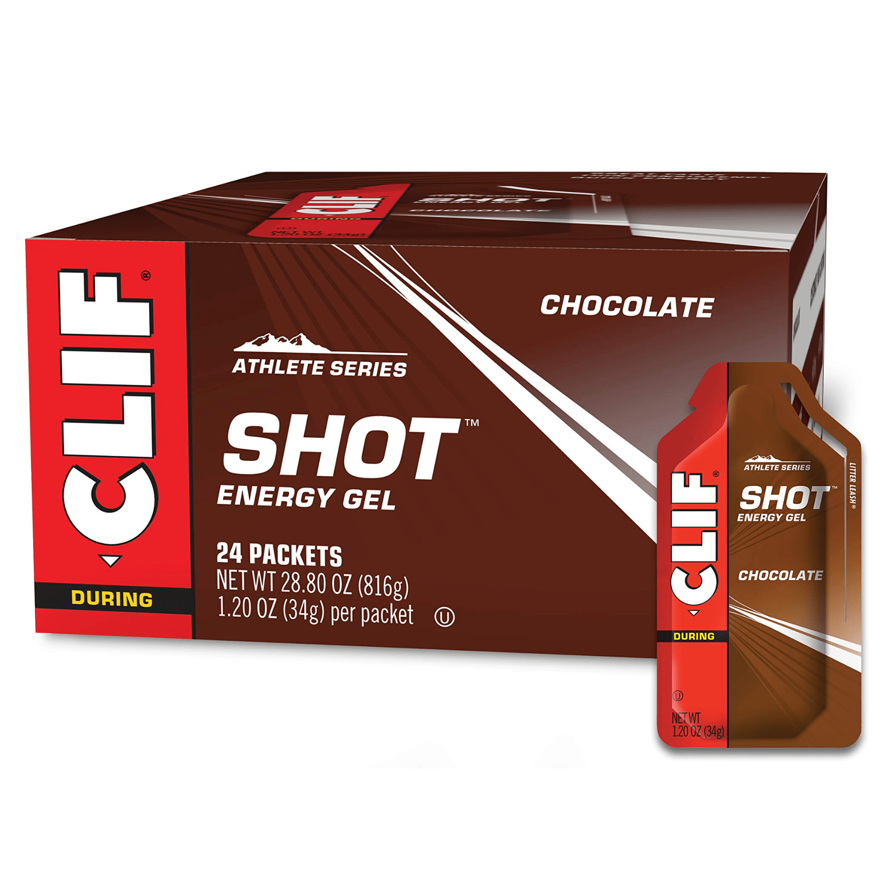 clif Energy Gel Box of 24 / Chocolate SHOT Energy Gel CLIF61