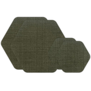 Gear Aid Repair Kit OD Green Tenacious Tape Repair Hex Patches 10209010213NS