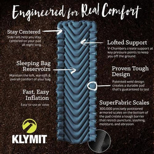 klymit Camp Mattress Armored V BK06AVTL01C