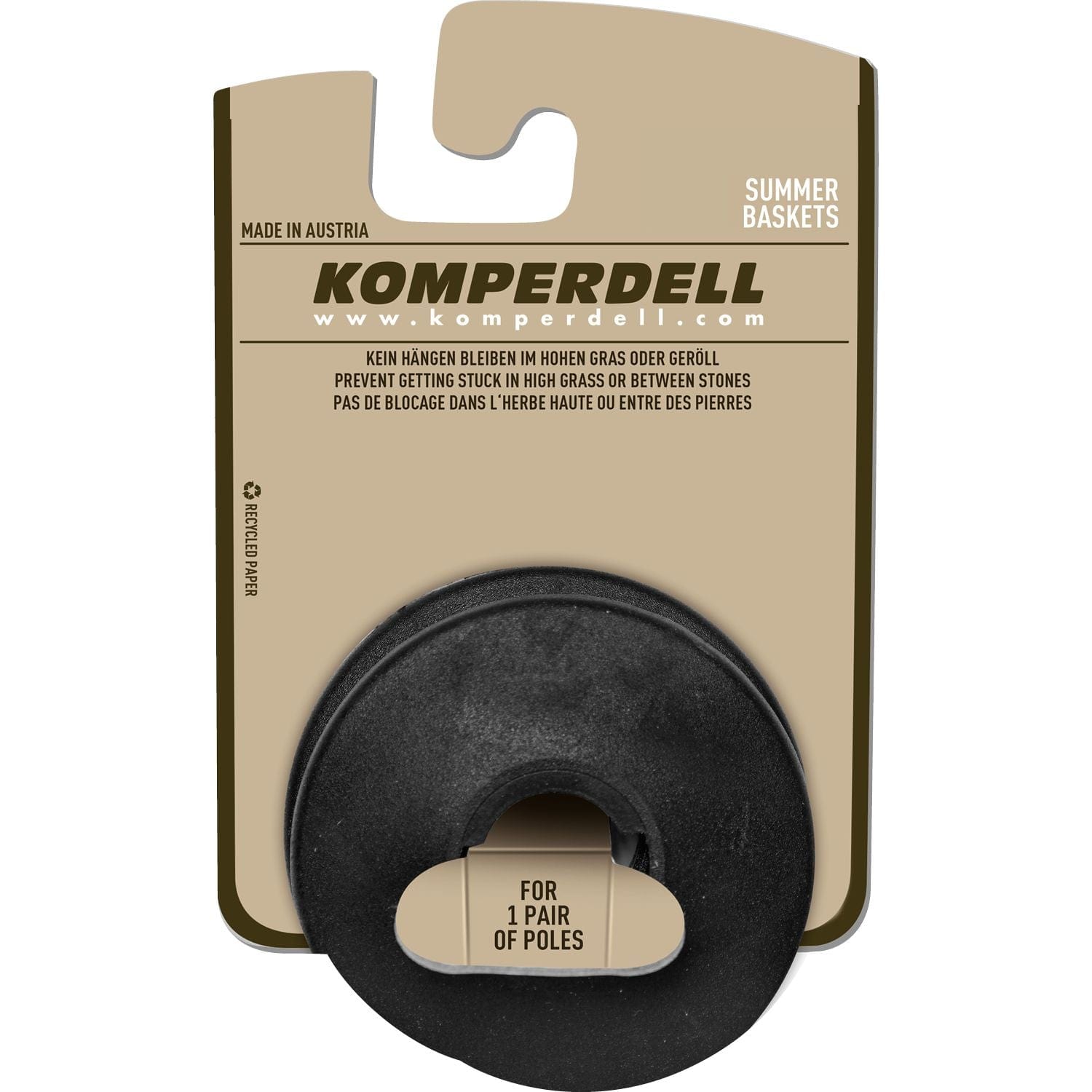 komperdell Hiking Pole Vario Summer Basket KOM0025