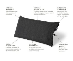 Nemo PIllow Fillo Elite Luxury Backpacking Pillow  - Oz Backcountry